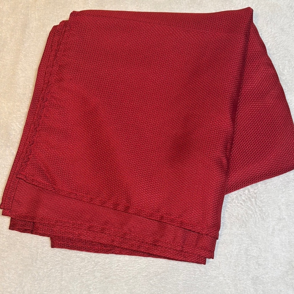 Elegant Red Tablecloth 60” x 102”
